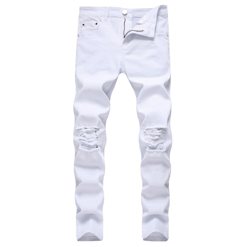 Solid White Ripped Jeans Men 2020 Classic Retro Mens Skinny Jeans Brand Elastic Denim Pants Trousers Casual Slim Fit Pencil Pant, Blue
Solid White Ripped Jeans Men 2020 Classic Retro Mens Skinny Jeans Brand Elastic Denim Pants Trousers Casual Slim Fit Pencil Pant, Blue
