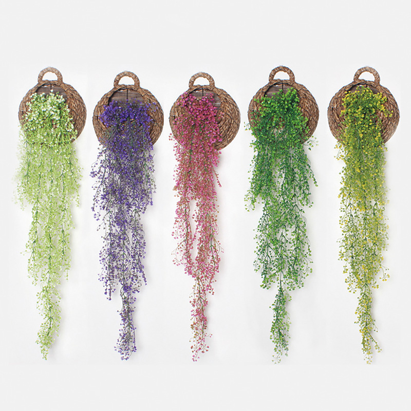 Artificial Fake Plastic Flower Vine Simulation Plants Garden Decoration Hanging Garland Home Wedding Decor Green Wall
Artificial Fake Plastic Flower Vine Simulation Plants Garden Decoration Hanging Garland Home Wedding Decor Green Wall