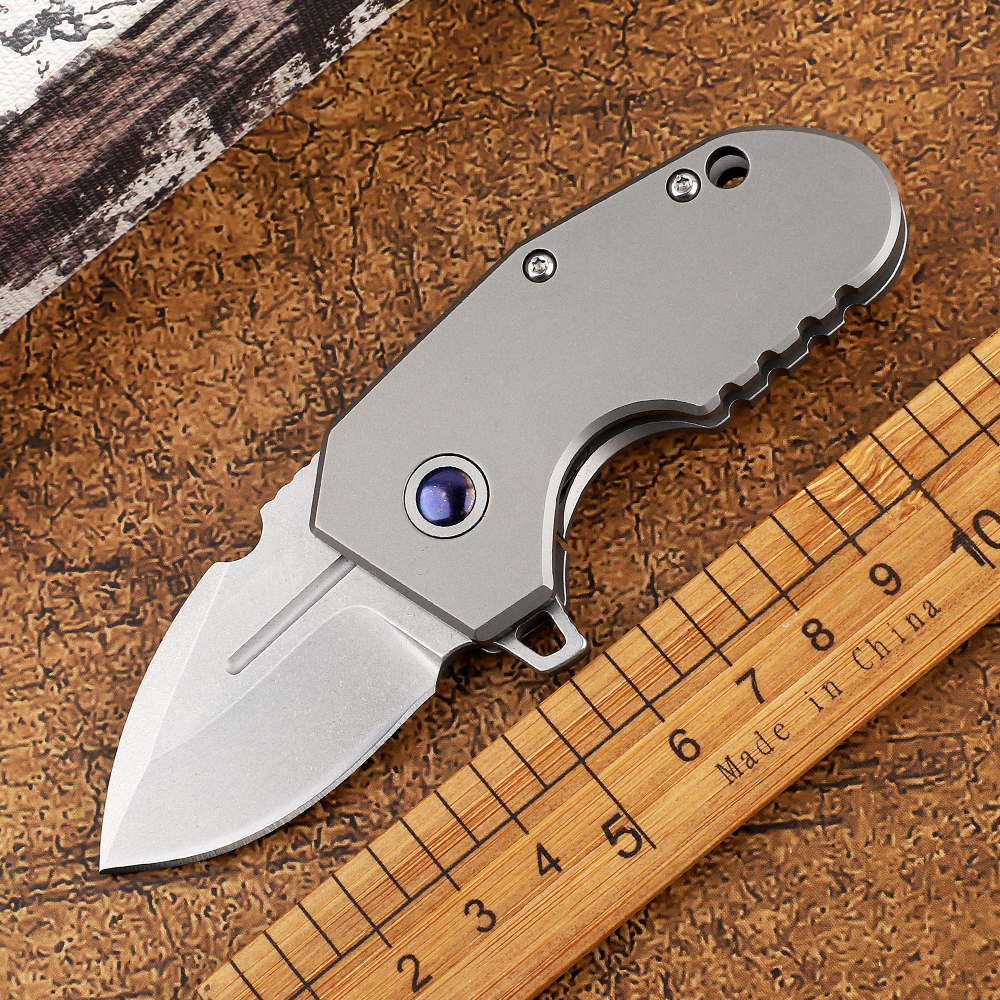 756 mini folding knife M390 blade titanium alloy handle outdoor tactical defense hunting camping EDC tool knife
756 mini folding knife M390 blade titanium alloy handle outdoor tactical defense hunting camping EDC tool knife