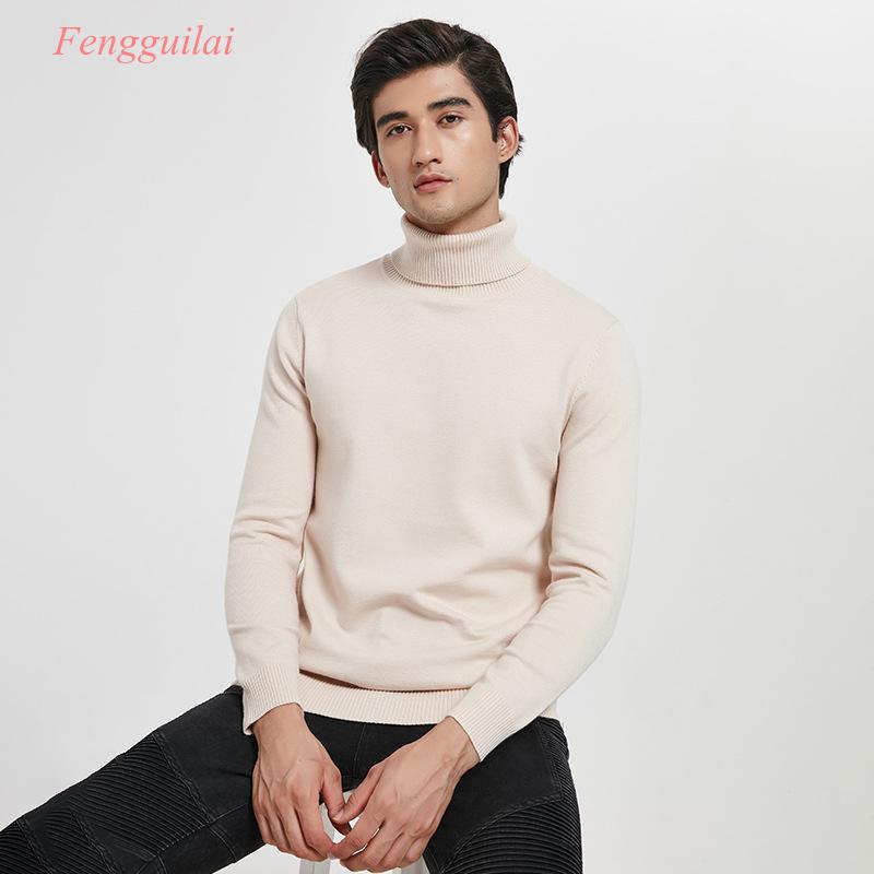 Autumn And Winter New Youth Men's Sweater Cotton Thickened Slim FashionVersatile High Collar Sweater 2020, Black
Autumn And Winter New Youth Men's Sweater Cotton Thickened Slim FashionVersatile High Collar Sweater 2020, Black