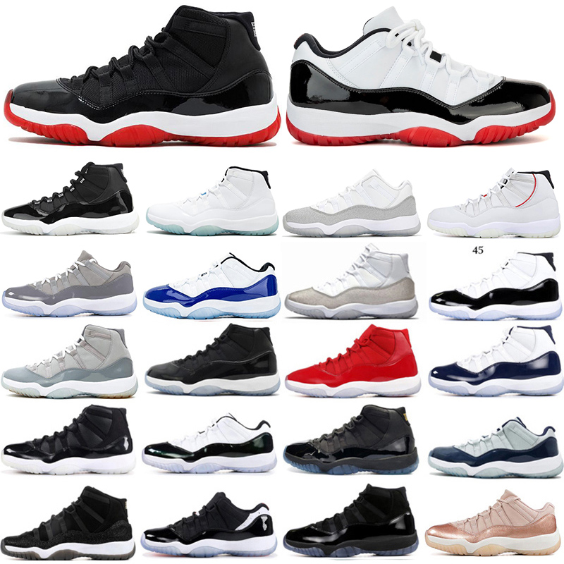 11 11s Basketball Shoes 25TH ANNIVERSARY Withe Bred Concord 45 Gamma Blue Cap And Gown Space Jam Mens Women Sports Sneakers 5.5-13
11 11s Basketball Shoes 25TH ANNIVERSARY Withe Bred Concord 45 Gamma Blue Cap And Gown Space Jam Mens Women Sports Sneakers 5.5-13