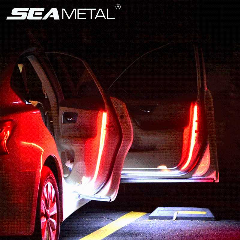 12V Car Door Warning Lamp Auto Door LED Strip Light Universal Open Lights Strobe Safety Ambient Lamps 120cm Fexible Strips
12V Car Door Warning Lamp Auto Door LED Strip Light Universal Open Lights Strobe Safety Ambient Lamps 120cm Fexible Strips