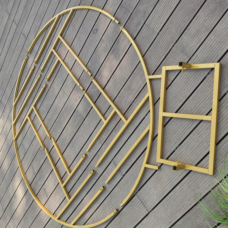 eventgrand party arch flower balloons rack props wedding backdrops ornaments ring geometric diamond box frame screen stage background decor