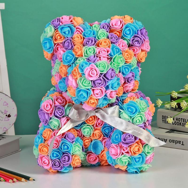 2020 New Soap Foam Rose Bear Doll Rose Teddy Panda Love Flower Artificial for Women Birthday New Year Valentines Gift, O 25cm
2020 New Soap Foam Rose Bear Doll Rose Teddy Panda Love Flower Artificial for Women Birthday New Year Valentines Gift, O 25cm