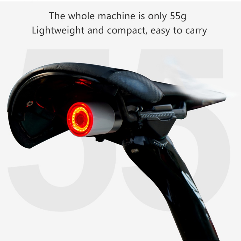 Bicycle Rear Light Auto Start/Stop Brake Sensing Waterproof USB Charge Cycling Tail Taillight Bike LED Light
Bicycle Rear Light Auto Start/Stop Brake Sensing Waterproof USB Charge Cycling Tail Taillight Bike LED Light