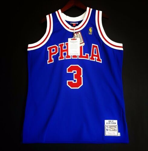 Cheap 100% Stitched Allen Iverson Mitchell Ness 96 97 Sixers Jersey Size -5XL 52 Mens Throwbacks Top Basketball jerseys, Blue
Cheap 100% Stitched Allen Iverson Mitchell Ness 96 97 Sixers Jersey Size -5XL 52 Mens Throwbacks Top Basketball jerseys, Blue