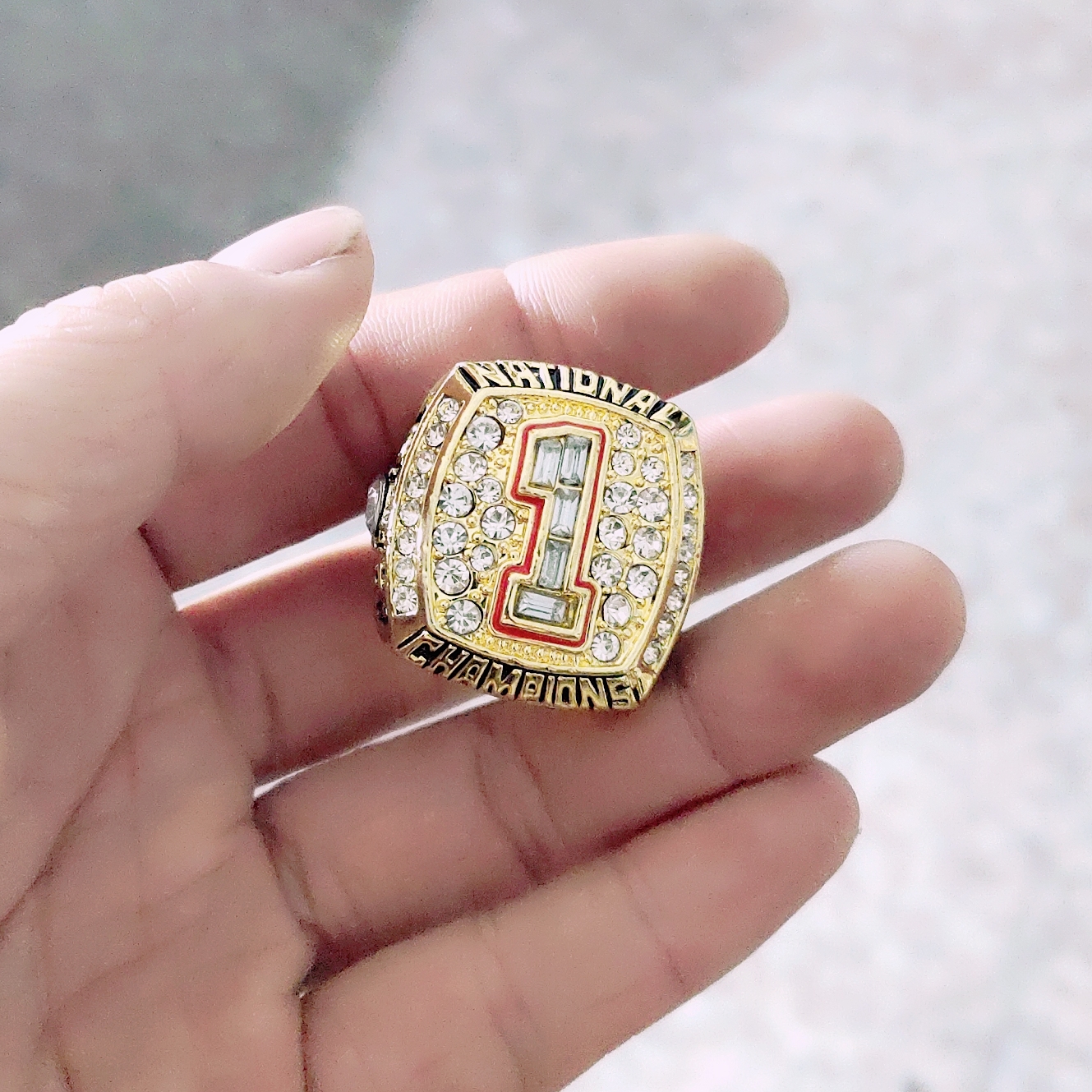 2005 TEXAS LONGHORNS BASEBALL NATIONAL CHAMPIONSHIP RING Fashion Fans Commemorative Gifts for Friends от DHgate WW