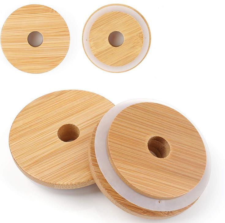 70mm/86mm Mason Lids Reusable Bamboo Caps Lids with Straw Hole and Silicone Seal for Mason Jars Drinking Jars Lid
70mm/86mm Mason Lids Reusable Bamboo Caps Lids with Straw Hole and Silicone Seal for Mason Jars Drinking Jars Lid