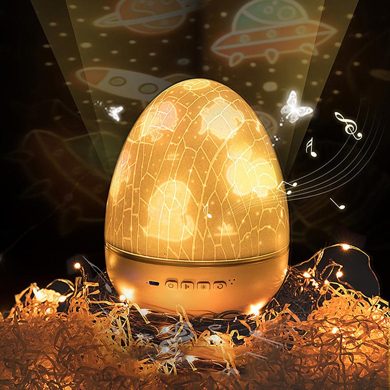 Night Light Dinosaur Eggshell Rotating Projector Romantic Starry Desk Lamp Colors Changing Gift for Children and Party 10253
Night Light Dinosaur Eggshell Rotating Projector Romantic Starry Desk Lamp Colors Changing Gift for Children and Party 10253
