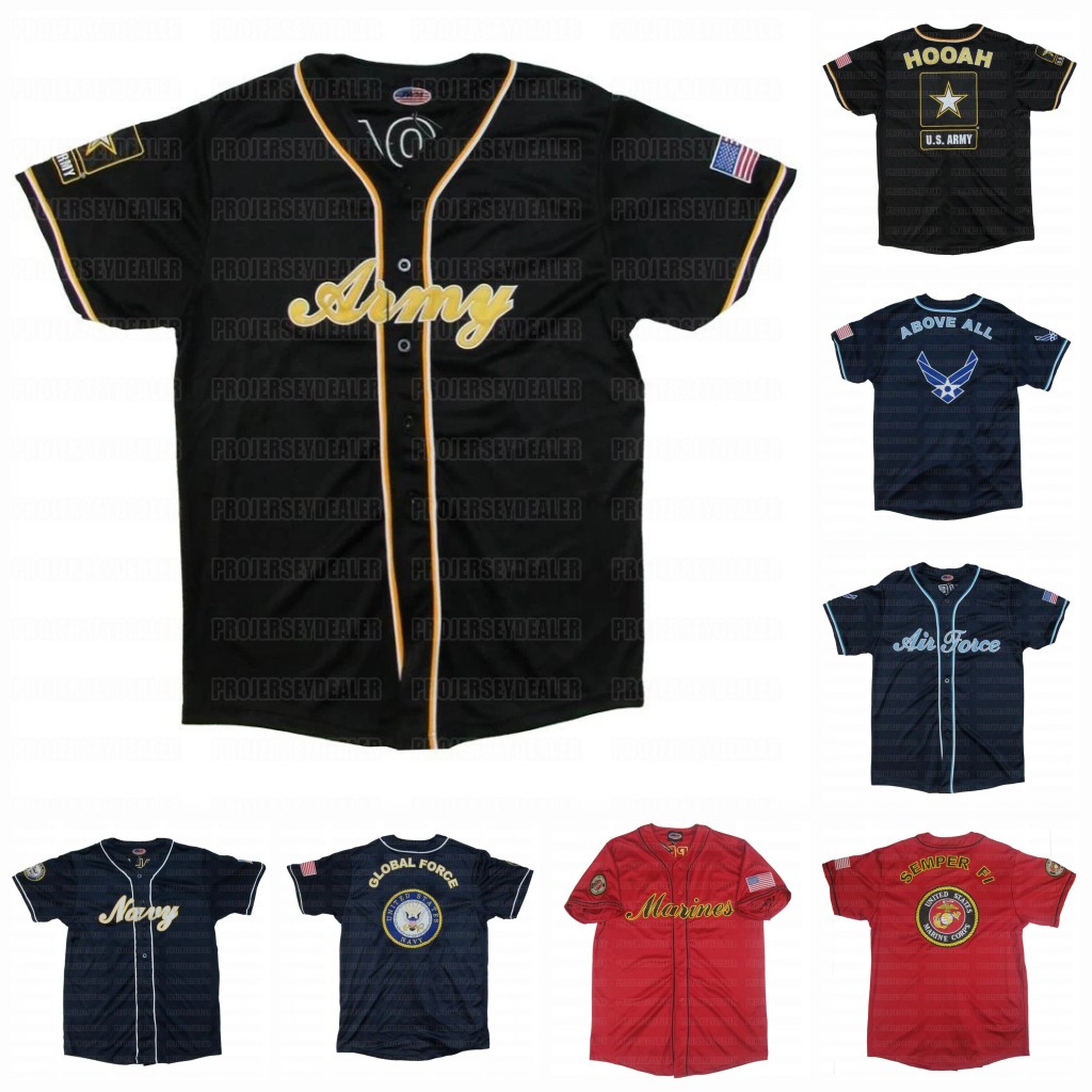 U.S. ARMY MARINES NAVY Custom Baseball Jersey Stitched Name Stitched Number Fas Shipping Hight Quality, U.s. marines (navy)
U.S. ARMY MARINES NAVY Custom Baseball Jersey Stitched Name Stitched Number Fas Shipping Hight Quality, U.s. marines (navy)