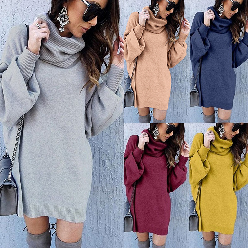 2020 New Women Warm Casual Autumn and Winter New Style Large Size Loose High Collar Long Turtleneck Solid Elegant Sweater
2020 New Women Warm Casual Autumn and Winter New Style Large Size Loose High Collar Long Turtleneck Solid Elegant Sweater