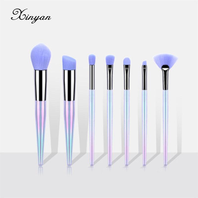 XINYAN Foundation Makeup Brushes Set Eyeshadow Purple Powder Colorful Cosmetic Eyebrow Beauty Tool
XINYAN Foundation Makeup Brushes Set Eyeshadow Purple Powder Colorful Cosmetic Eyebrow Beauty Tool