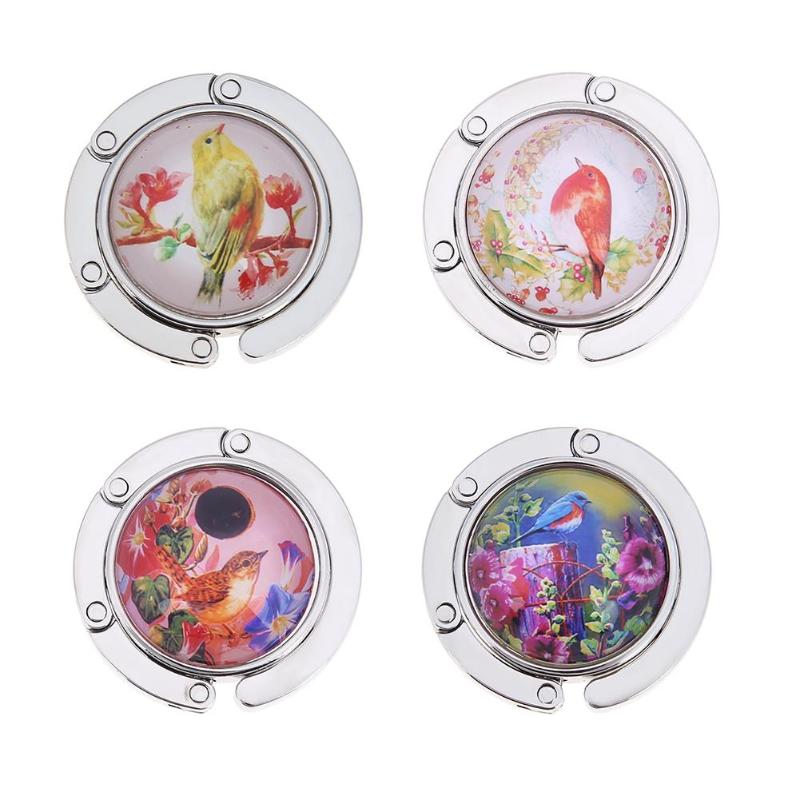 Portable 4.5cm Pocket Table Desk Purse Bag Hook Hanger Handbag Holder Metal Folding Handbag Hanging Hook Bird Pattern 4 Styles
Portable 4.5cm Pocket Table Desk Purse Bag Hook Hanger Handbag Holder Metal Folding Handbag Hanging Hook Bird Pattern 4 Styles