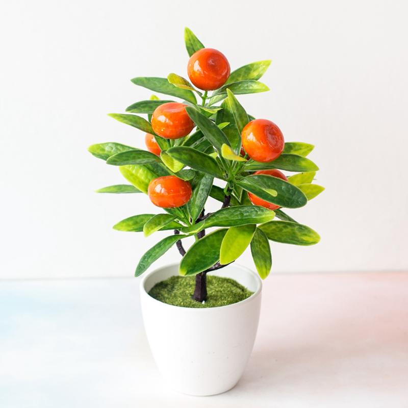 Artificial Plants Bonsai Fake Flowers Tree Pot Plants Home Hotel Garden Decor Artificial Plant Decoration, Orange
Artificial Plants Bonsai Fake Flowers Tree Pot Plants Home Hotel Garden Decor Artificial Plant Decoration, Orange