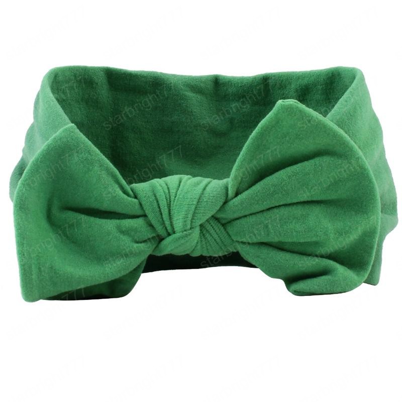 Baby Headbands Bohemian Children Hair Band Baby Bow Knotted Hair Band Solid Color Elastic Hair Band
