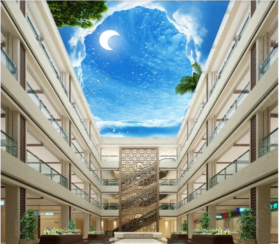 3d ceiling murals wallpaper custom Creative dream cloud ladder moon coconut tree zenith mural home decoration mural Wall-paper large, Silk
3d ceiling murals wallpaper custom Creative dream cloud ladder moon coconut tree zenith mural home decoration mural Wall-paper large, Silk