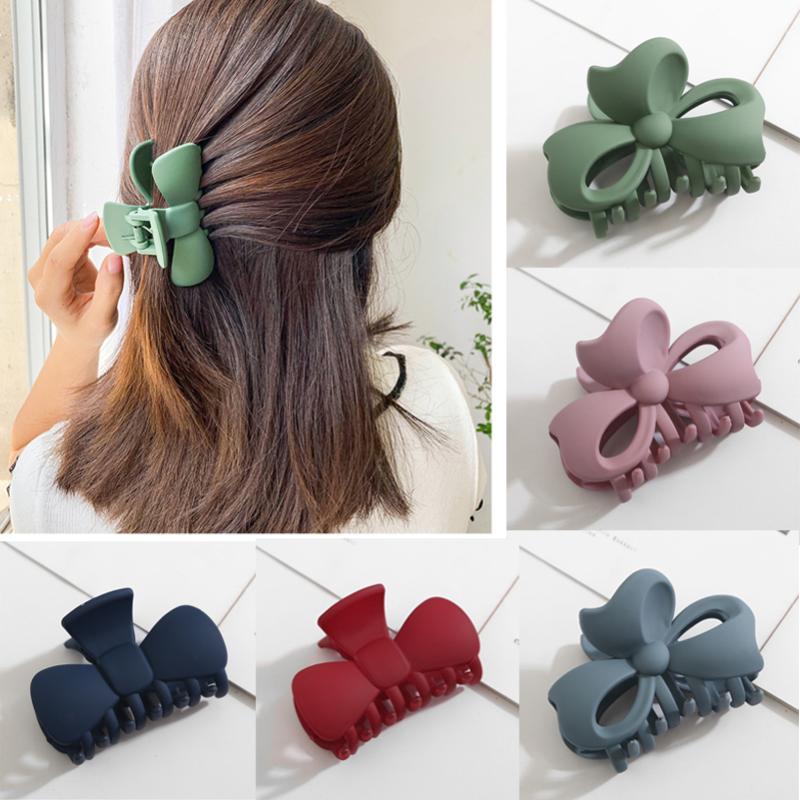 Women Hair Accessories Korean Hair Clips for Girls Solid Color Crab Makeup Hairpins Big Bowknot Hairgrips Barrettes
Women Hair Accessories Korean Hair Clips for Girls Solid Color Crab Makeup Hairpins Big Bowknot Hairgrips Barrettes