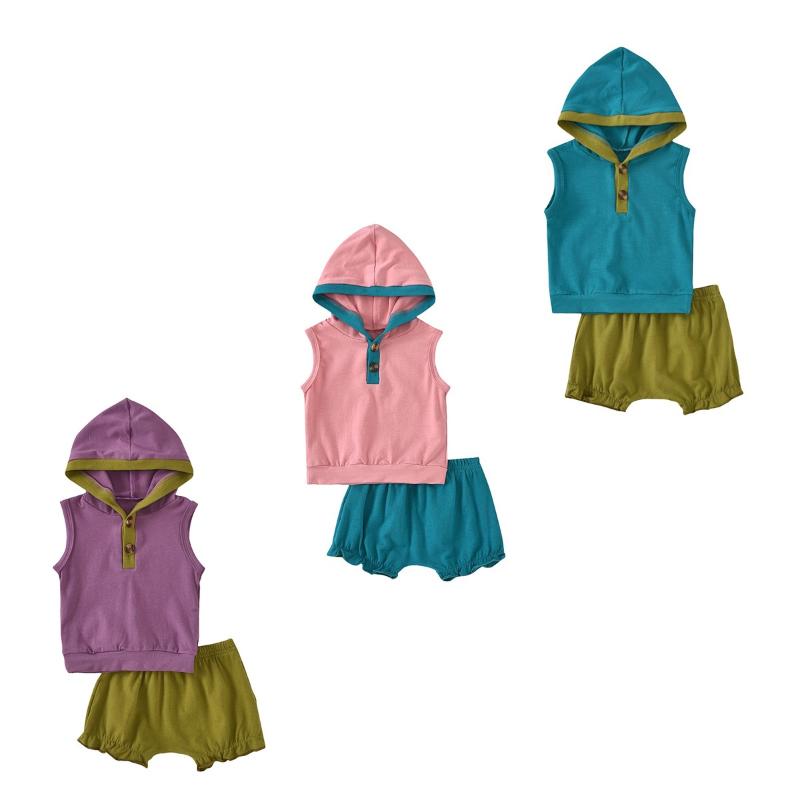 0-24M Newborn Infant Baby Girls Hoodie Sleeveless Waistcoat + Solid Flouncy Shorts Outfit Sets
0-24M Newborn Infant Baby Girls Hoodie Sleeveless Waistcoat + Solid Flouncy Shorts Outfit Sets