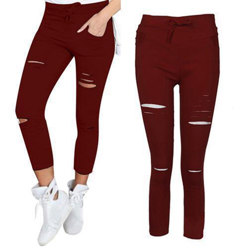 Women Skinny Ripped Knee Hole Jeans Pants High Waist Stretch Slim Pencil Trouser, Army green
Women Skinny Ripped Knee Hole Jeans Pants High Waist Stretch Slim Pencil Trouser, Army green