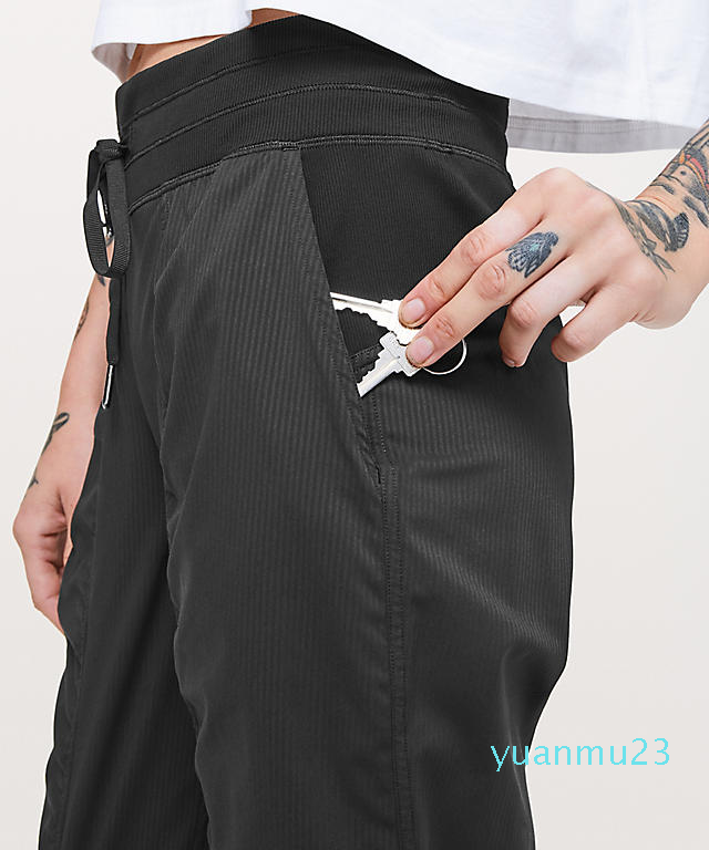 WholeNew Women Yoga Dance Studio Jogger 29quot Women039s Sports Loose Trousers Casual Woven Pocket Running Gym Pants Tig