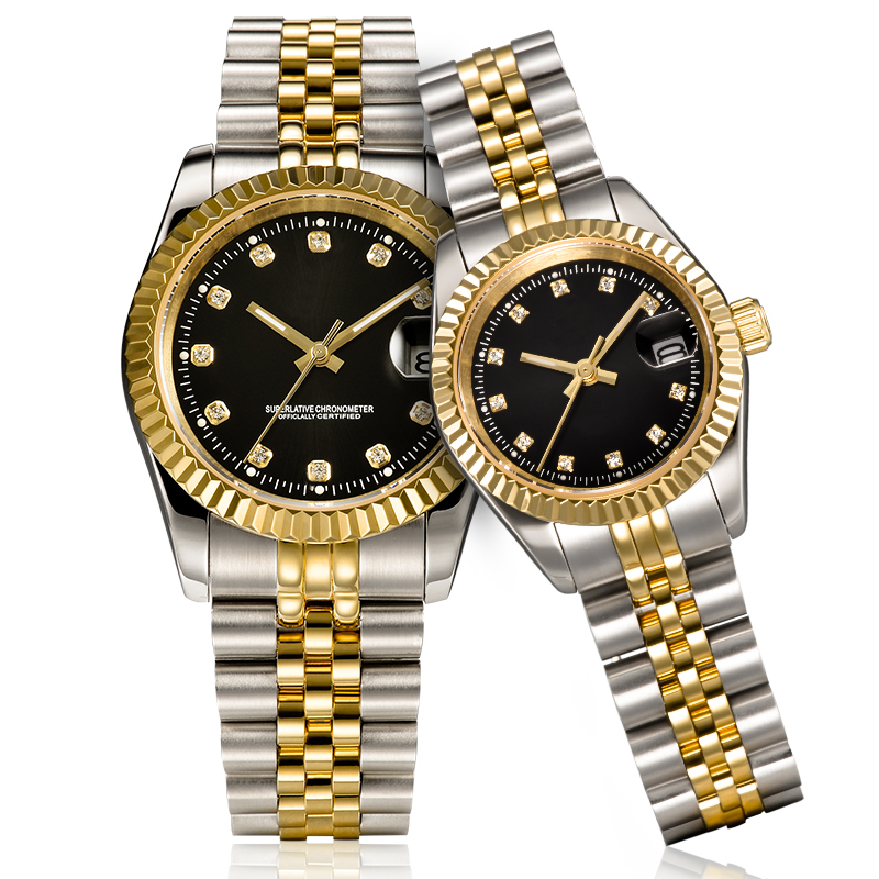 mens automatic gold watch women dress full Stainless steel Sapphire waterproof Luminous Couples Style Classic Wristwatches U1 orologio, Add 5 atm waterproof
mens automatic gold watch women dress full Stainless steel Sapphire waterproof Luminous Couples Style Classic Wristwatches U1 orologio, Add 5 atm waterproof