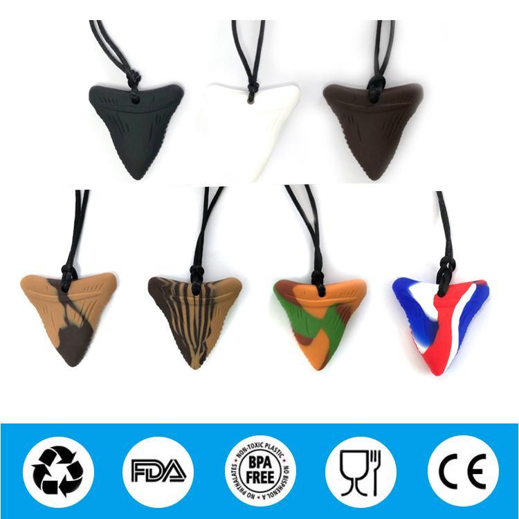 Shark Tooth Chew Necklace for Kids, FDA Approved Silicone Oral Sensory Chewy Teether Pendant Chewelry for Teething, Autism,
Shark Tooth Chew Necklace for Kids, FDA Approved Silicone Oral Sensory Chewy Teether Pendant Chewelry for Teething, Autism,