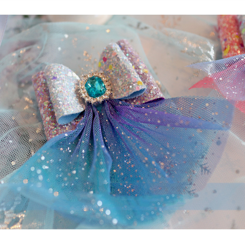 Double Layer Glitter Hair Bows Rhinestone Mesh Butterfly Hair Clips For Girls Kids Crystal Children Princess Accessories, Pink
Double Layer Glitter Hair Bows Rhinestone Mesh Butterfly Hair Clips For Girls Kids Crystal Children Princess Accessories, Pink