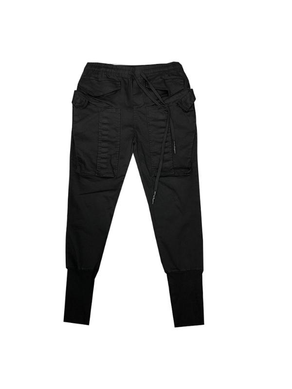 XZ700187 New trend dark big pocket overalls hair stylist design slim feet harem pants, As pic
XZ700187 New trend dark big pocket overalls hair stylist design slim feet harem pants, As pic