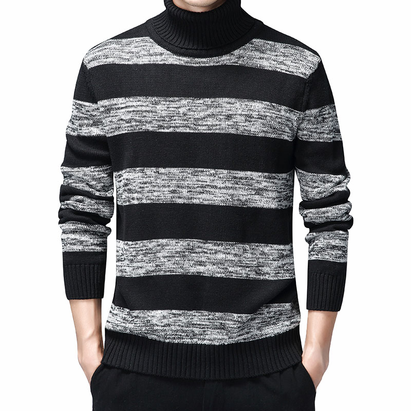 Men Striped Turtleneck Sweater Oversize Autumn Warm Cotton Sweater Men Pullover for Slim Fit Jumper Pull Homme Clothing Slim, Black
Men Striped Turtleneck Sweater Oversize Autumn Warm Cotton Sweater Men Pullover for Slim Fit Jumper Pull Homme Clothing Slim, Black