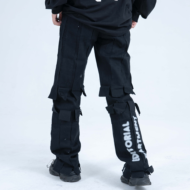 High Street Patchwork Draped Trousers Men and Women Drawstring Loose Casual Pants Solid Hip Hop Oversize Pants, Black
High Street Patchwork Draped Trousers Men and Women Drawstring Loose Casual Pants Solid Hip Hop Oversize Pants, Black