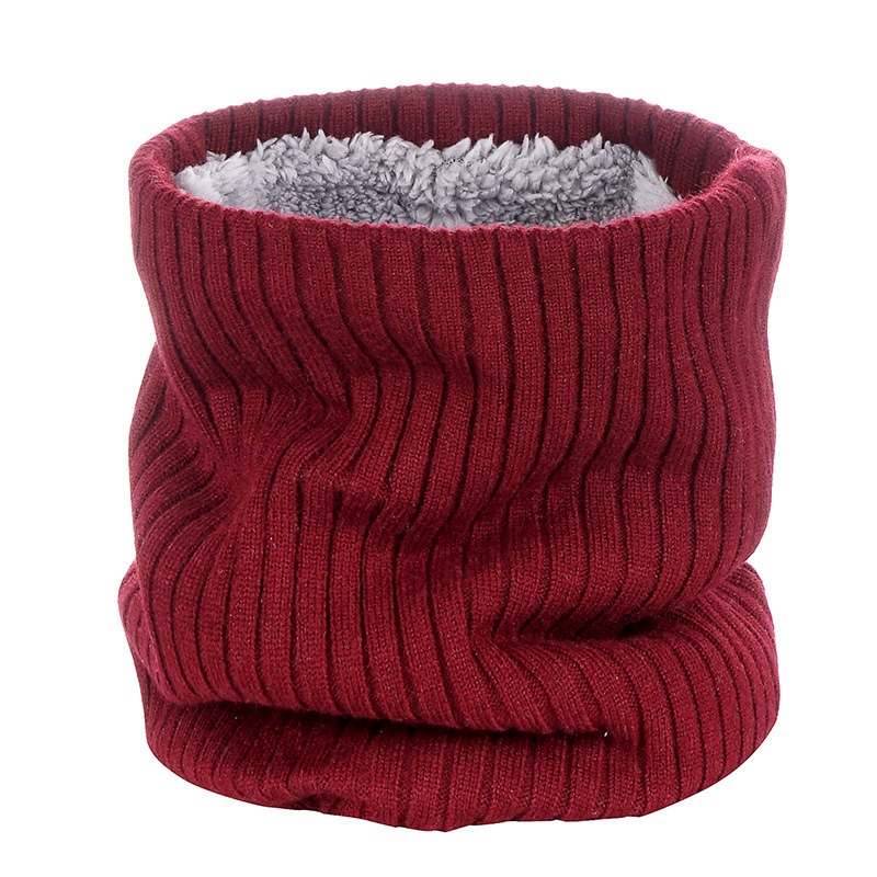Outdoor Neck Warmer Scarf Soft Double-Layer Knitted Fleece Lined Neck Gaiter for Cycling Skiing Climbing, Red
Outdoor Neck Warmer Scarf Soft Double-Layer Knitted Fleece Lined Neck Gaiter for Cycling Skiing Climbing, Red