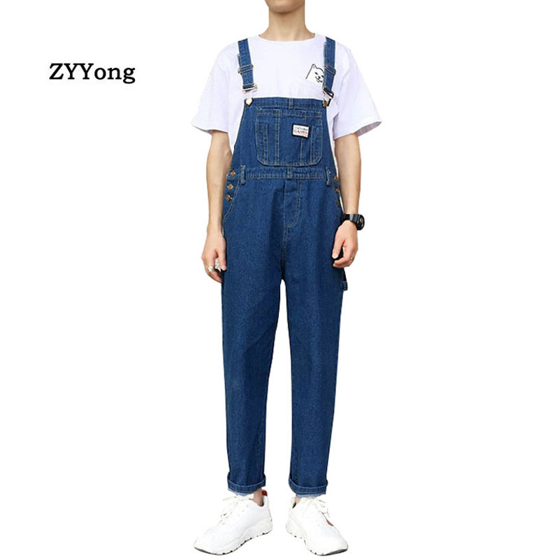 2020 Streetwear Overalls Men Jumpsuit Pants Cotton Hip-hop Straps Pockets Casual Slim Suspenders Solid Male Romper Ankle Length, Blue
2020 Streetwear Overalls Men Jumpsuit Pants Cotton Hip-hop Straps Pockets Casual Slim Suspenders Solid Male Romper Ankle Length, Blue
