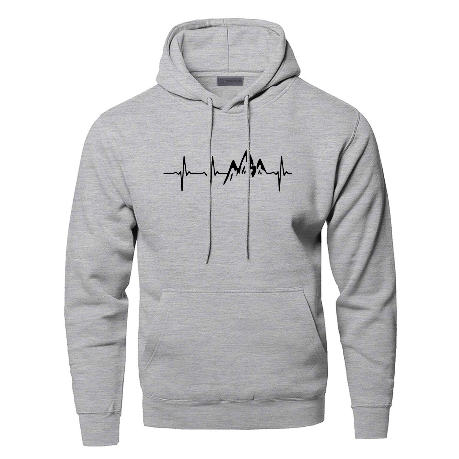 Mountain Heartbeat Hoodies Sweatshirt Men Sound Ray Diagram Hooded Sweatshirt Hoodie Winter Autumn Print Black Gray Sportswear, Gray 5
Mountain Heartbeat Hoodies Sweatshirt Men Sound Ray Diagram Hooded Sweatshirt Hoodie Winter Autumn Print Black Gray Sportswear, Gray 5