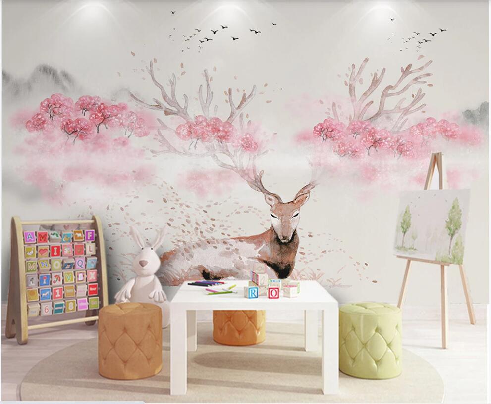 3d wallpaper custom photo mural on the wall Chinese hand painted peach blossom elk home decor 3d wall murals wallpaper for living room, Non-woven wallpaper
3d wallpaper custom photo mural on the wall Chinese hand painted peach blossom elk home decor 3d wall murals wallpaper for living room, Non-woven wallpaper
