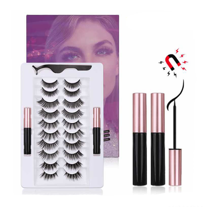 5/10 Pair Magnetic Eyelashes With Magnet Liquid Eyeliner Tweezer Set Waterproof Long Lasting Natural Mink False Eyelashes Extension
5/10 Pair Magnetic Eyelashes With Magnet Liquid Eyeliner Tweezer Set Waterproof Long Lasting Natural Mink False Eyelashes Extension