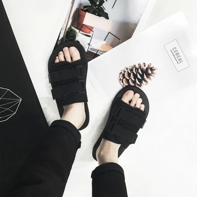 Fashion Men Beach Black Slippers Comfortable Male Flip Flops Male Big Size Slides Slippers Summer Casual Shoes For Man, As shown
Fashion Men Beach Black Slippers Comfortable Male Flip Flops Male Big Size Slides Slippers Summer Casual Shoes For Man, As shown