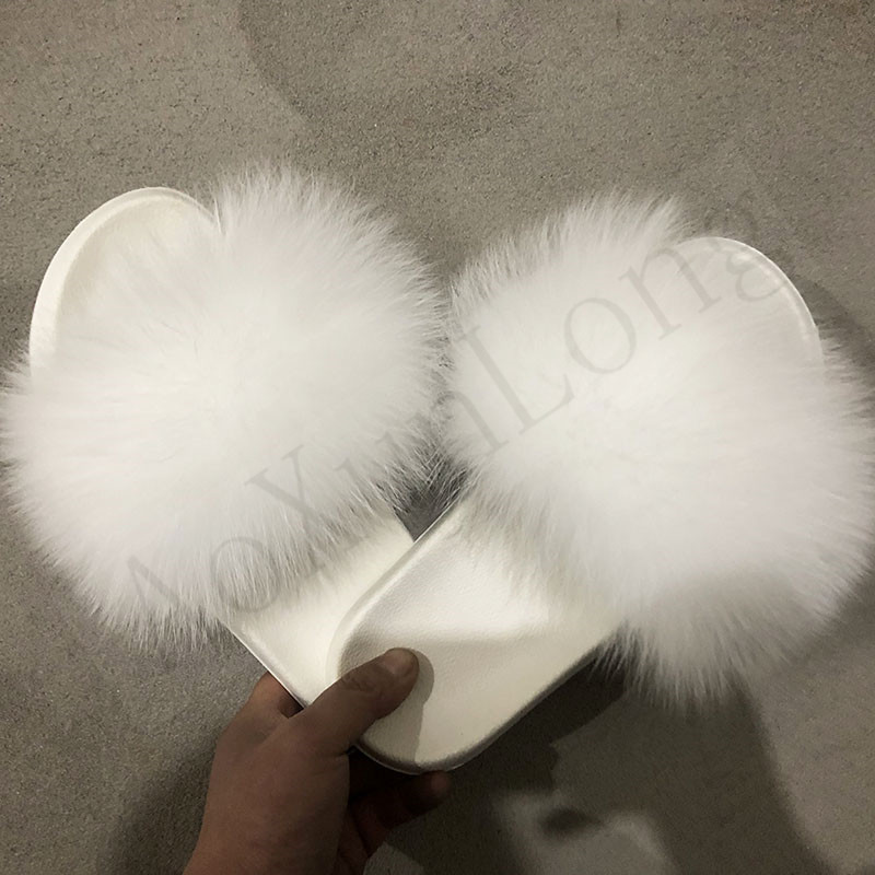 Women's White Fur Slippers Ladies Solid Color Furry Fur Slides Women's Summer Sandals Pink Black Outside Slippers 36-41 Size, False rur
Women's White Fur Slippers Ladies Solid Color Furry Fur Slides Women's Summer Sandals Pink Black Outside Slippers 36-41 Size, False rur