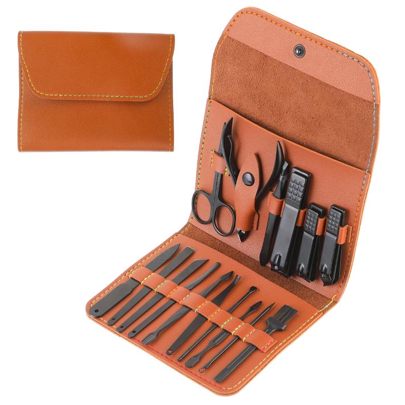 Ear Pick Tools Stainless Nail Clippers Cuticle Manicure Set Grooming Kits with PU Leather Nail Clippers Kit Scissor Tweezer
Ear Pick Tools Stainless Nail Clippers Cuticle Manicure Set Grooming Kits with PU Leather Nail Clippers Kit Scissor Tweezer