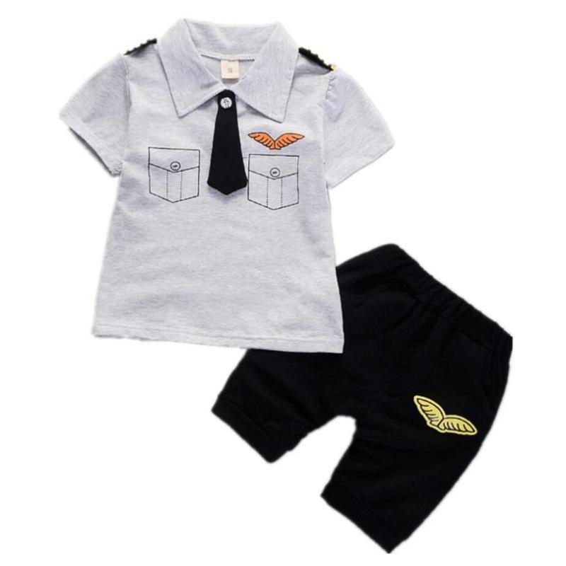 Baby Boy Clothes Sets Summer Newborn Baby Cotton tie epaulet T-shirt +Shorts 2PCS Outfit Tracksuit Toddler Kids Clothing Set, Gray
Baby Boy Clothes Sets Summer Newborn Baby Cotton tie epaulet T-shirt +Shorts 2PCS Outfit Tracksuit Toddler Kids Clothing Set, Gray