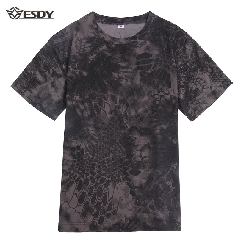 Summer Army Running T-shirts Outdoor Camouflage Men Quick Dry Breathable Tactical Combat T-Shirt 2020 Sport Camo Tops, Brown
Summer Army Running T-shirts Outdoor Camouflage Men Quick Dry Breathable Tactical Combat T-Shirt 2020 Sport Camo Tops, Brown