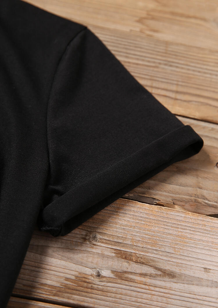 Women 2019 New Black T-shirt Female Print O-Neck Tees Fashion Femme Casual Tops Tee Vintage Womens T shirt MX200721