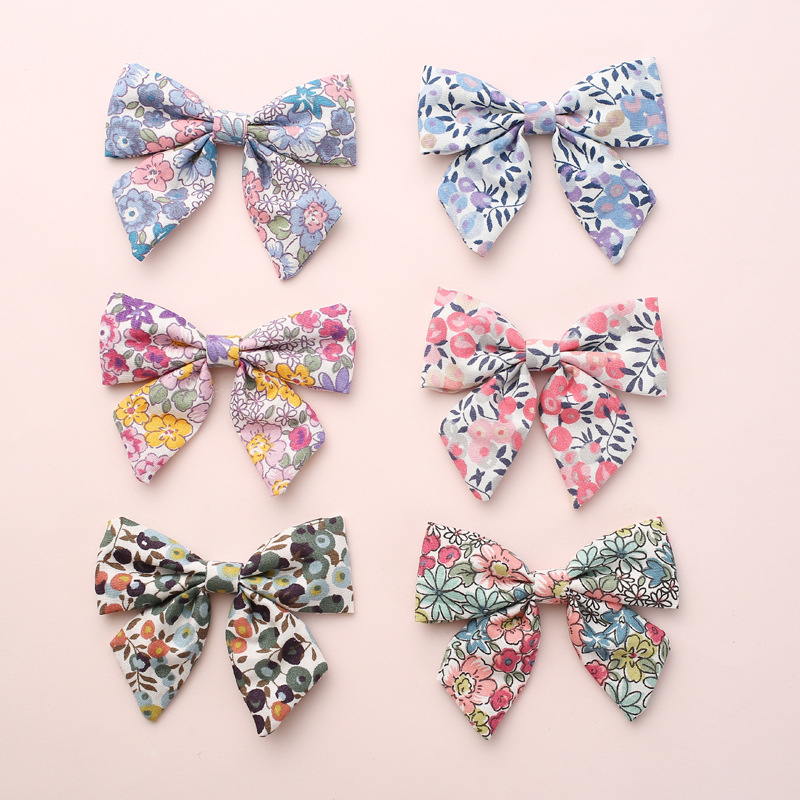 Baby Girls Hair Bows Clips Floral Printing Hair Pin For Children Cotton Barrette Kids Summer Country Accessories 2Pcs/Set
Baby Girls Hair Bows Clips Floral Printing Hair Pin For Children Cotton Barrette Kids Summer Country Accessories 2Pcs/Set