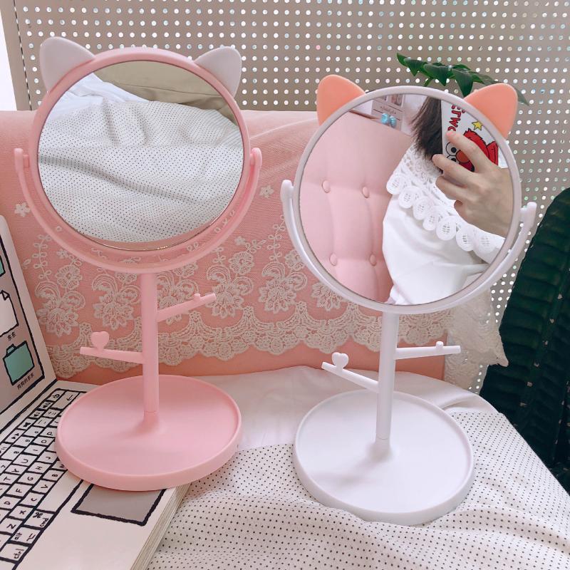 Makeup Mirror Cosmetic Mirrors Round Shape Desktop Vanity Mirror Double Sided Backlit Mirrors table beauty small
Makeup Mirror Cosmetic Mirrors Round Shape Desktop Vanity Mirror Double Sided Backlit Mirrors table beauty small