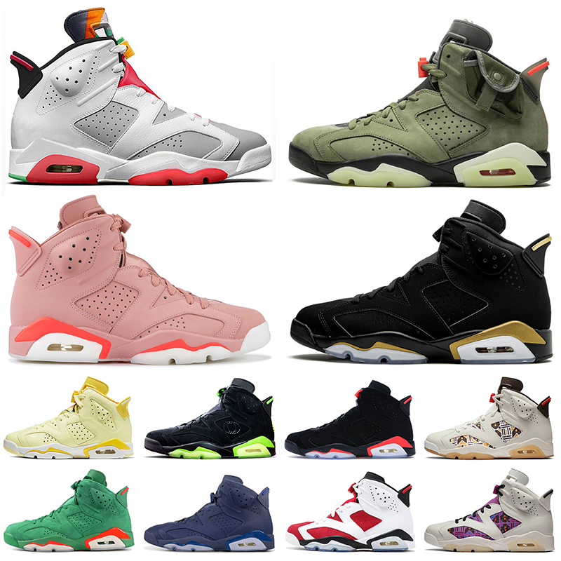 2020 Jumpman Mens Trainers Womens Basketball Shoes 6s Hare 6 Travis Scotts 6 Millennial Pink DMP Gatorade Sports shoes sneakers size 13, #26 oreo 40-47
2020 Jumpman Mens Trainers Womens Basketball Shoes 6s Hare 6 Travis Scotts 6 Millennial Pink DMP Gatorade Sports shoes sneakers size 13, #26 oreo 40-47