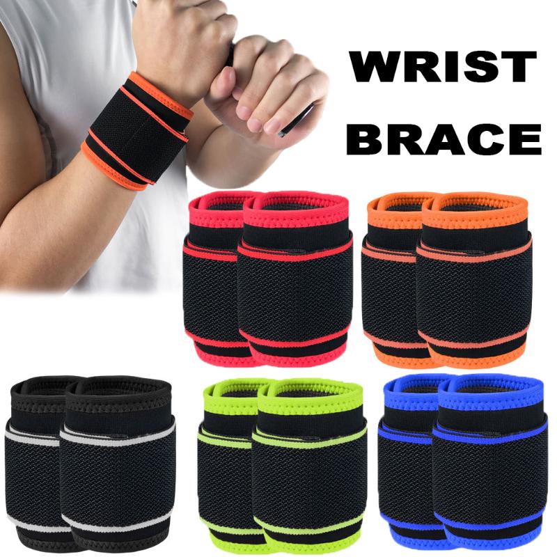 Adjustable Wrist Support Brace Gym Weightlifting Training Wristband Basketball Tennis Badminton Profession Sports Protect, Bk
Adjustable Wrist Support Brace Gym Weightlifting Training Wristband Basketball Tennis Badminton Profession Sports Protect, Bk