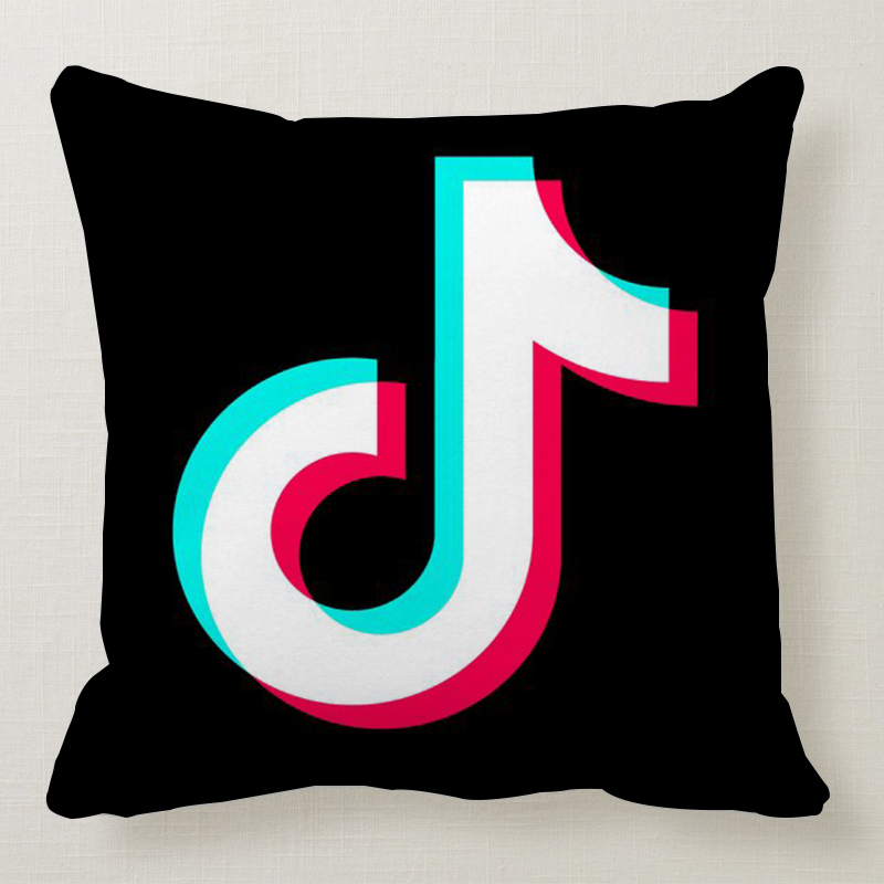 Pillow Cover Tik-Tok Home Decor Pillowcase Square Size 18Inch18Inch Cushion Case Throw Pillow Cover Case