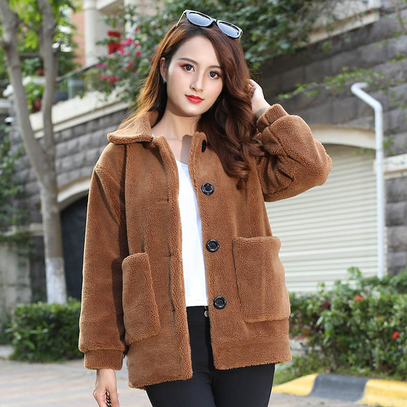 Lalambswool Fur Coat Loose Padded Square Collar Casual Jacket Women Faux Fur Coat Ropa Invierno Mujer Winter Women, White
Lalambswool Fur Coat Loose Padded Square Collar Casual Jacket Women Faux Fur Coat Ropa Invierno Mujer Winter Women, White