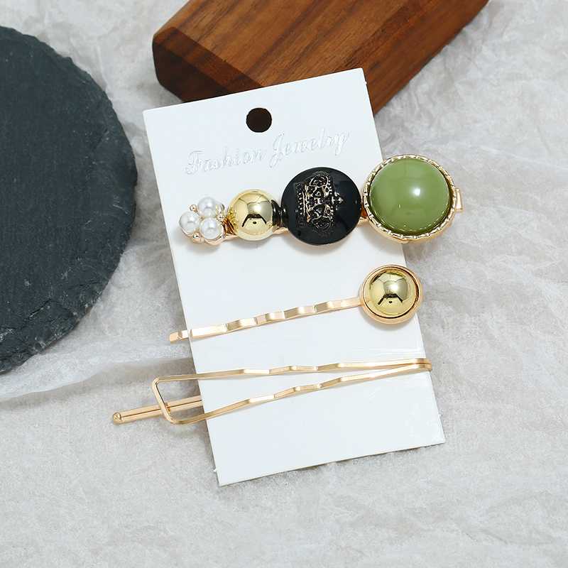 New Korean Simple Imitation Pearl Hair Grip Hair Accessories For Women Fashion Barrettes 3pcs/set BB Clip Hairpins Ornament
New Korean Simple Imitation Pearl Hair Grip Hair Accessories For Women Fashion Barrettes 3pcs/set BB Clip Hairpins Ornament
