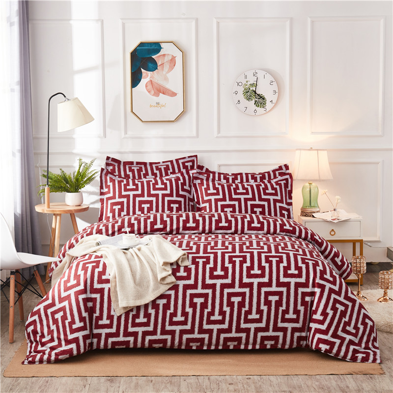 Bonenjoy Duvet Cover Set King Size dekbedovertrek Geometric Style Quilt Cover With Pillowcase Skin Care Bedding Sets Single, Type 2
Bonenjoy Duvet Cover Set King Size dekbedovertrek Geometric Style Quilt Cover With Pillowcase Skin Care Bedding Sets Single, Type 2