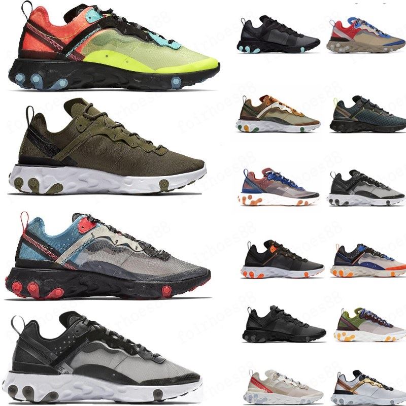 2020 react element 87 55 running shoes for men women Light Bone triple black bred Hyper Pink mens trainers sports sneakers runner, Box
2020 react element 87 55 running shoes for men women Light Bone triple black bred Hyper Pink mens trainers sports sneakers runner, Box